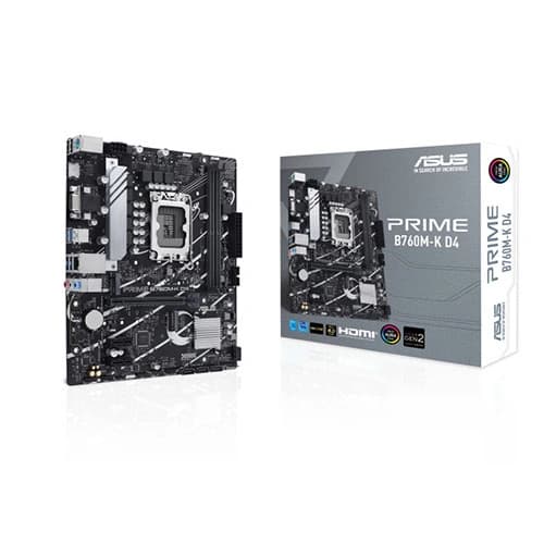 Asus Prime B760M-K D4 M-ATX DDR4 Motherboard