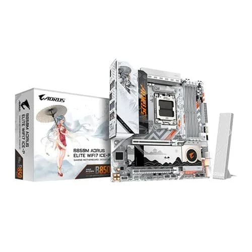 Gigabyte B850M Aorus Elite WIFI7 ICE-P M-ATX Motherboard